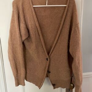 (SOLD) Free People Tan Cardigan Sweater